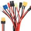 ADATTATORE DI RICARICA DA PRESA XT60 FEMMINA A 8 TIPI DI CONNETTORI