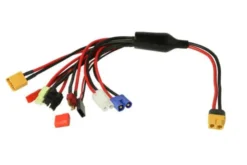 ADATTATORE DI RICARICA DA PRESA XT60 FEMMINA A 8 TIPI DI CONNETTORI