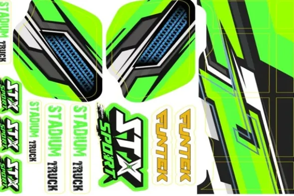 ADESIVI STX SPORT VERDE - FTK-21063