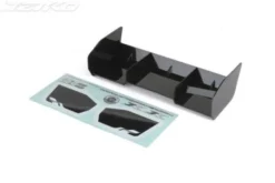 ALETTONE 1:8 JETKO PLASTICA - NERO CON ADESIVI - JK7001BK