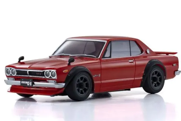 AUTOSCALE MINI-Z NISSAN SKYLINE 2000 GTR ROSSO 60° ANNIVERSARIO - 94MM (L) (MA-020-N)