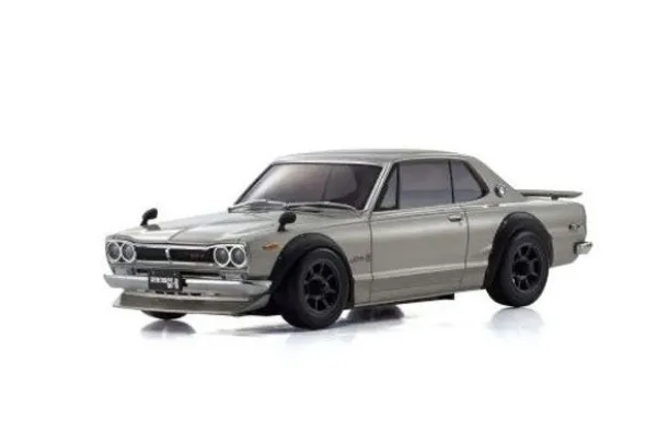 AUTOSCALE MINI-Z NISSAN SKYLINE 2000 GTR SILVER - 94MM (L) (MA-020-N)