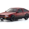 AUTOSCALE MINI-Z TOYOTA COROLLA LEVIN AE86 ROSSO/NERA - 94MM (L) (MA-020-N)