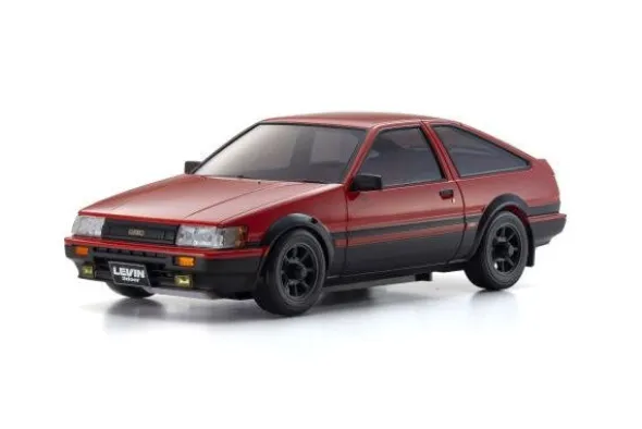 AUTOSCALE MINI-Z TOYOTA COROLLA LEVIN AE86 ROSSO/NERA - 94MM (L) (MA-020-N)