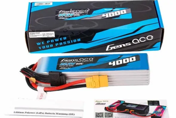 BATTERIA LIPO G-TECH 6S 22.2V-4000-60C (XT90)