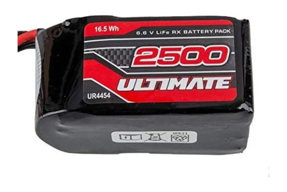 BATTERIA RETTANGOLARE LIFE 2S 6,6V 2500MAH - RX