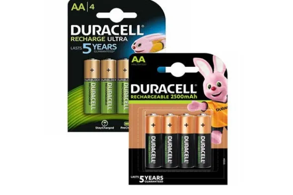 BATTERIE RICARICABILI STILO AA - 1,2V / 2500MAH - 4 PEZZI