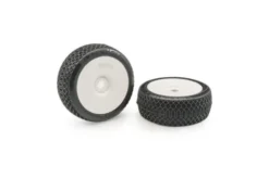 BLACKHOLE SUPER SOFT PRE-INCOLLATE SU CERCHI BIANCHI- 1:8 BUGGY- 2 PEZZI