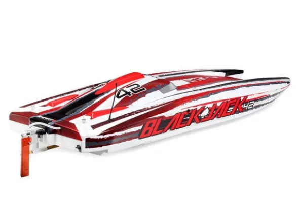 BLACKJACK 42" - RTR CATAMARANO - BIANCO/ROSSO