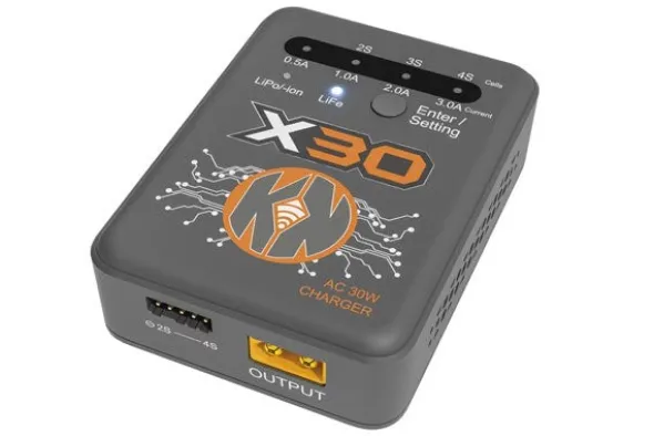 CARICABATTERIE AC 30W LiPo - Li ion - LiFe