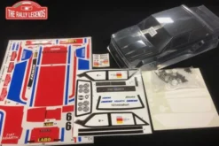 CARROZZERIA 131 ABARTH TRASPARENTE CON DECALS FIAT FRANCE - RALLY LEGENDS