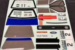 CARROZZERIA FORD ESCORT RS 1800 TRASPARENTE CON DECALS RTHM - RALLY LEGENDS
