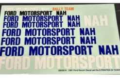 CARROZZERIA FORD ESCORT RS 1800 TRASPARENTE CON DECALS RTHM - RALLY LEGENDS
