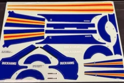 CARROZZERIA FORD ESCORT RS 1800 TRASPARENTE CON DECALS RTHM - RALLY LEGENDS