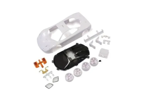 CARROZZERIA MCLAREN F1 + CERCHI 2WD NON VERNICIATA 98MM (LL) RWD (MR-03) - MZN181