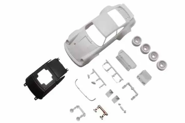 CARROZZERIA PORSCHE 934 RSR MINI-Z + CERCHI 2WD 86MM (S) (MR-04N-RM) -MZN238