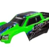 CARROZZERIA XMAXX VERNICIATA VERDE CON SUPPORTI INTERNI - 7811G