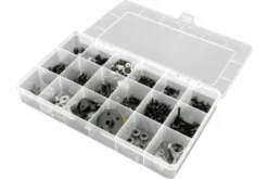 CASSETTA MINUTERIA 18 SCOMPARTI FISSI - 210 x 119 x 34,5 mm