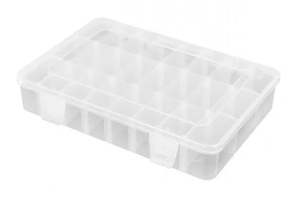 CASSETTA MINUTERIA 24 SCOMPARTI VARIABILI - 202 x 137 x 40 mm