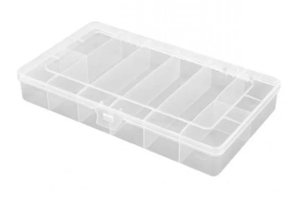 CASSETTA MINUTERIA 8 SCOMPARTI FISSI - 208 x 119 x 33 mm