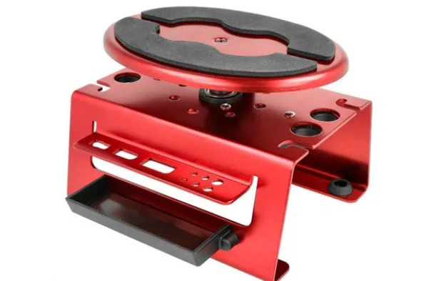 CAVALLETTO PER MONTAGGIO AUTO 1:8 E 1:10 ROSSO