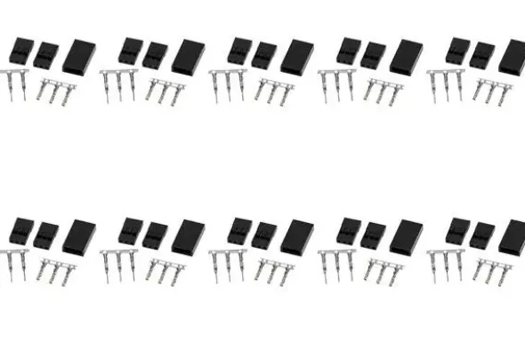 CONNETTORE JR/HITEC MASCHIO/FEMMINA - 10 PEZZI