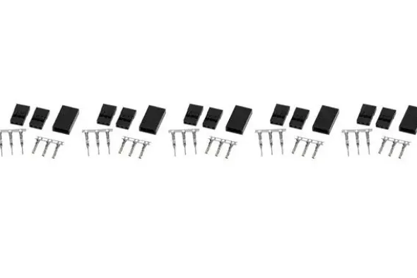 CONNETTORE JR/HITEC MASCHIO/FEMMINA - 5 PEZZI