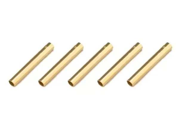 CONNETTORE PLACCATO ORO PK 2MM FEMMINA - 5 PEZZI