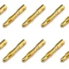 CONNETTORE PLACCATO ORO PK 2MM MASCHIO - 10 PEZZI
