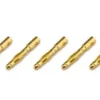 CONNETTORE PLACCATO ORO PK 2MM MASCHIO - 5 PEZZI