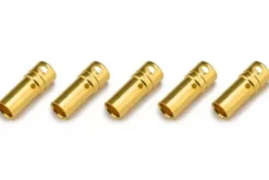 CONNETTORE PLACCATO ORO PK 3,5MM FEMMINA - 5 PEZZI