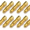 CONNETTORE PLACCATO ORO PK 4MM MASCHIO - 10 PEZZI