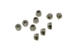 DADO AUTOBLOCCANTE M2,5 NYLON - 10 PEZZI