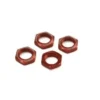DADO RUOTA 1:8 ZIGRINATO 17mm - IFW472 R - ROSSO