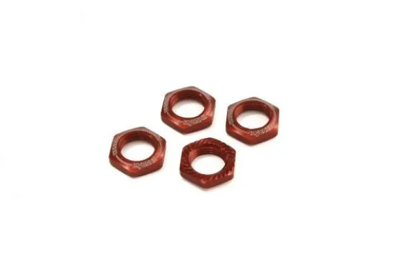 DADO RUOTA 1:8 ZIGRINATO 17mm - IFW472 R - ROSSO