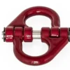 DOPPIO GANCIO AD ANELLO ARTICOLATO 28mm