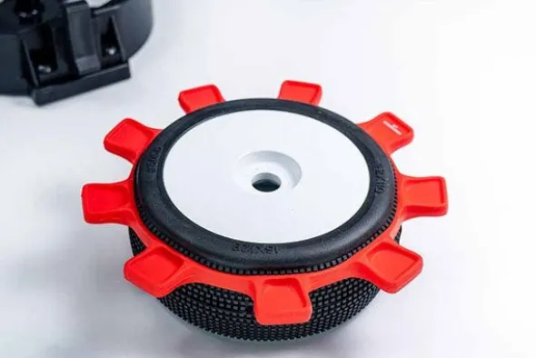 ELASTICI UFO PER INCOLLAGGIO PNEUMATICI 1:8 BUGGY - ROSSI - KOS14605R