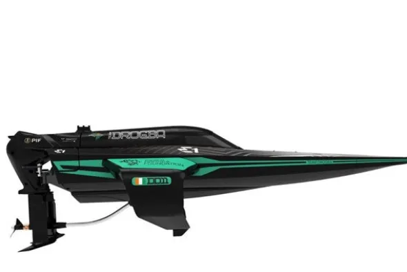E1 RACEBIRD TEAM DROGBA HYDROFOIL - RTR MOTOSCAFO - 1:14