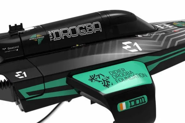 E1 RACEBIRD TEAM DROGBA HYDROFOIL - RTR MOTOSCAFO - 1:14