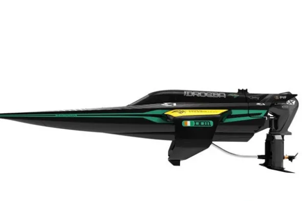 E1 RACEBIRD TEAM DROGBA HYDROFOIL - RTR MOTOSCAFO - 1:14