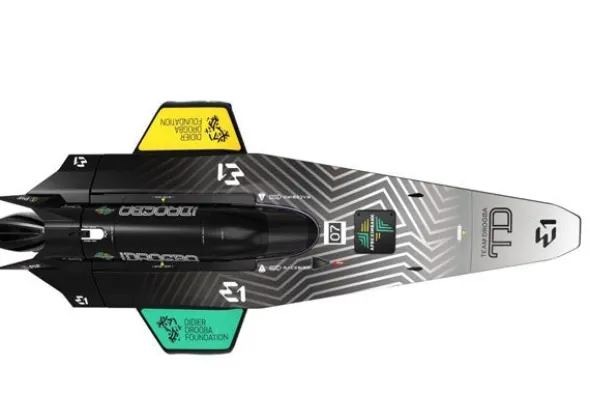 E1 RACEBIRD TEAM DROGBA HYDROFOIL - RTR MOTOSCAFO - 1:14
