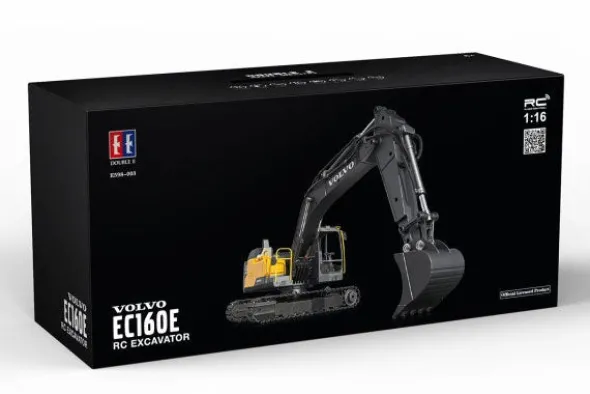 ESCAVATORE RC DOUBLE E VOLVO EC160 - RTR 1:16