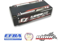 EZPOWER BATTERIA LIPO SHORTY 2S1P 7,6V HV 5000MAH 140/70C [GOLD Ø5,0]