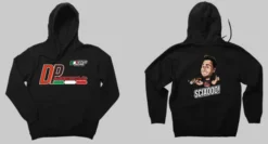 FELPA NERA D.P MODELLISMO PERSONALIZZATA - TAGLIA M