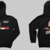 FELPA NERA D.P MODELLISMO PERSONALIZZATA - TAGLIA XL