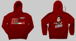 FELPA ROSSA D.P MODELLISMO PERSONALIZZATA - TAGLIA S