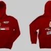 FELPA ROSSA D.P MODELLISMO PERSONALIZZATA - TAGLIA M