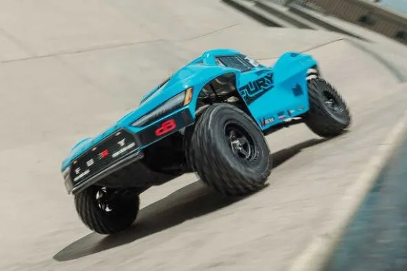 FURY MEGA 550 2WD - RTR SHORT COURSE 1:10 - BLU