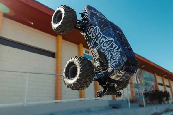 GORGON BRUSHLESS 223S 2WD - MONSTER TRUCK 1:10 - BLU/NERO
