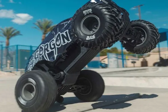 GORGON BRUSHLESS 223S 2WD - MONSTER TRUCK 1:10 - BLU/NERO